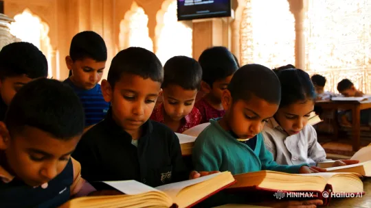 Madrasa Life: Tradition Meets Modernity in Aesthetic Harmony – AI Generated Video | Hailuo AI