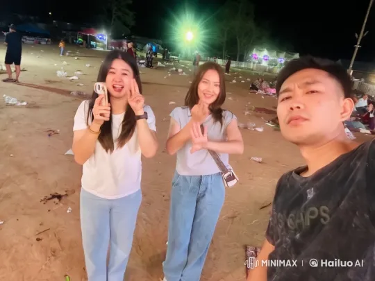 Nighttime Kung Fu Display in Sandy Outdoor Setting – AI Generated Video | Hailuo AI