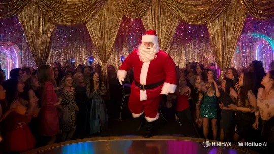 Santa's Stunning Gender Reveal in Opulent Strip Club Setting – AI Generated Video | Hailuo AI