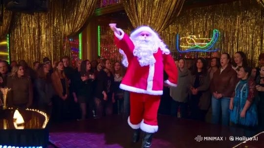 Santa's Transformation: A Striptease Revelation – AI Generated Video | Hailuo AI