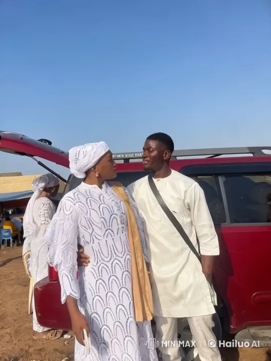 Traditional Attire Kung Fu Fight in Front of Red SUV – AI Generated Video | Hailuo AI
