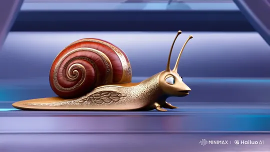 Aesthetic Journey of Armored Snails on Futuristic Motorcycle – AI Generated Video | Hailuo AI