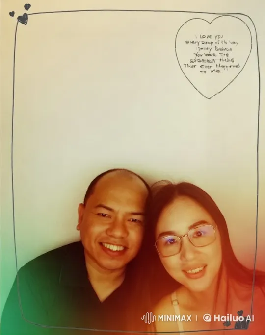 Couple's Intimate Moment with Heartfelt Message – AI Generated Video | Hailuo AI