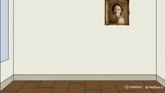 Portrait of a Woman Comes Alive in Animated Live2D Video – AI Generated Video | Hailuo AI