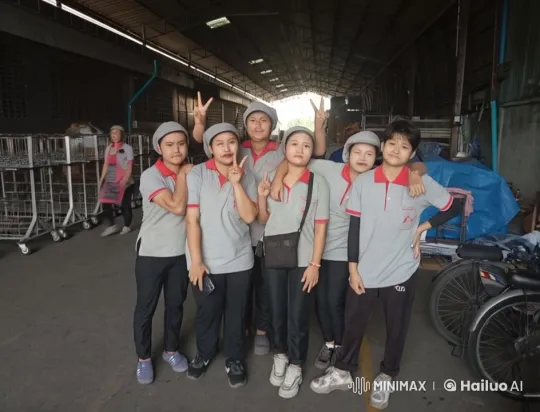 Live2D Group Performs Energetic Kungfu in Warehouse Setting – AI Generated Video | Hailuo AI