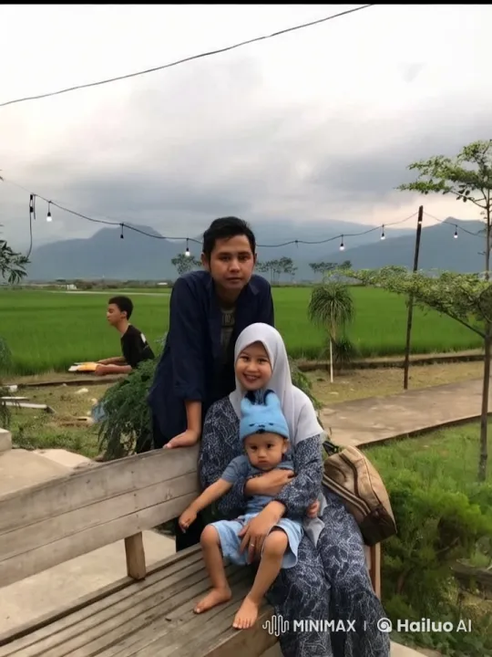 Family Enjoying Peaceful Moment in Serene Outdoor Setting – AI Generated Video | Hailuo AI