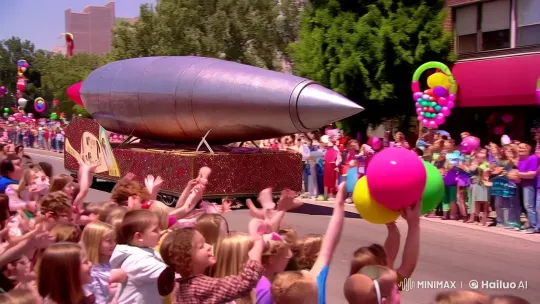 Vibrant Parade Showcases Diverse Floats and Performers – AI Generated Video | Hailuo AI
