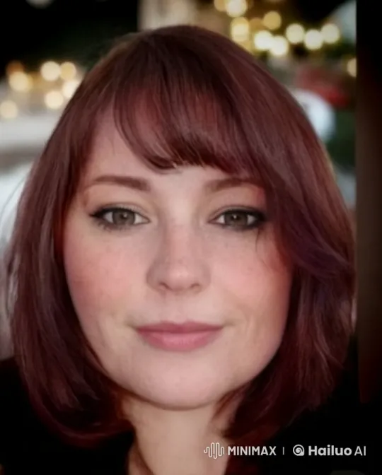 Cozy Evening with Swaying Hair and Fairy Lights – AI Generated Video | Hailuo AI