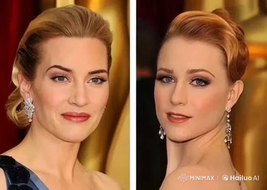 Winslet and Wood's Lesbian Kiss Scene – AI Generated Video | Hailuo AI