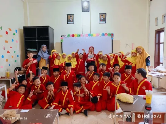 Children Practicing Kung Fu in Classroom Setting – AI Generated Video | Hailuo AI