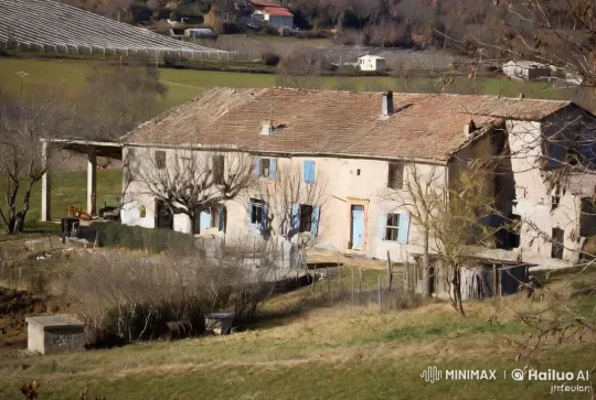 Rustic Farmhouse Explosion Ignites Violent Firestorm – AI Generated Video | Hailuo AI
