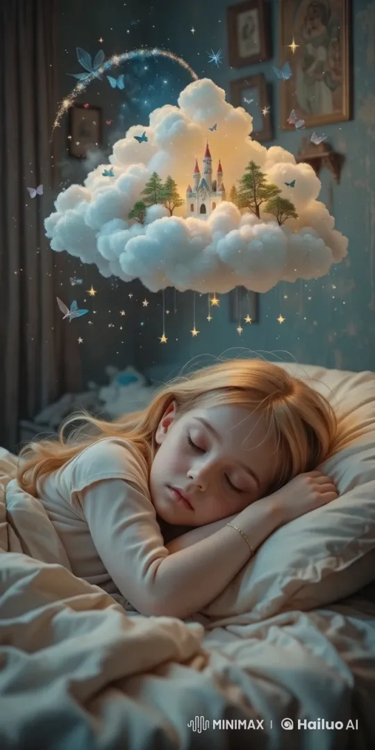 Magical Dream Scene in Retro VR Augmented Reality – AI Generated Video | Hailuo AI