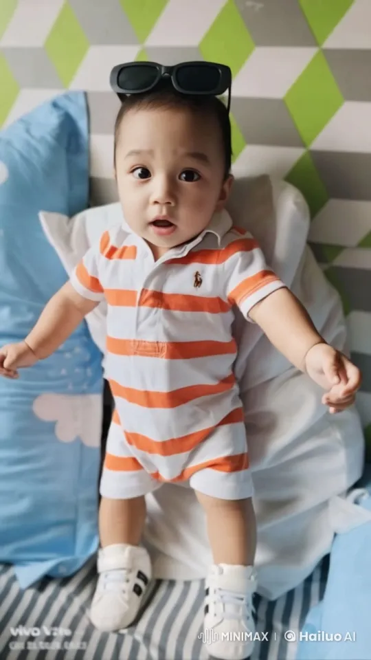 Child Performs Energetic Kung Fu on Bed in Live2D Animation – AI Generated Video | Hailuo AI