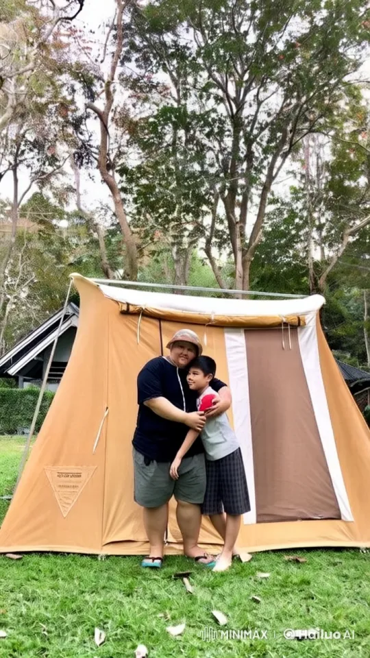 Live2D Animated Martial Arts Scene in Campsite Setting – AI Generated Video | Hailuo AI