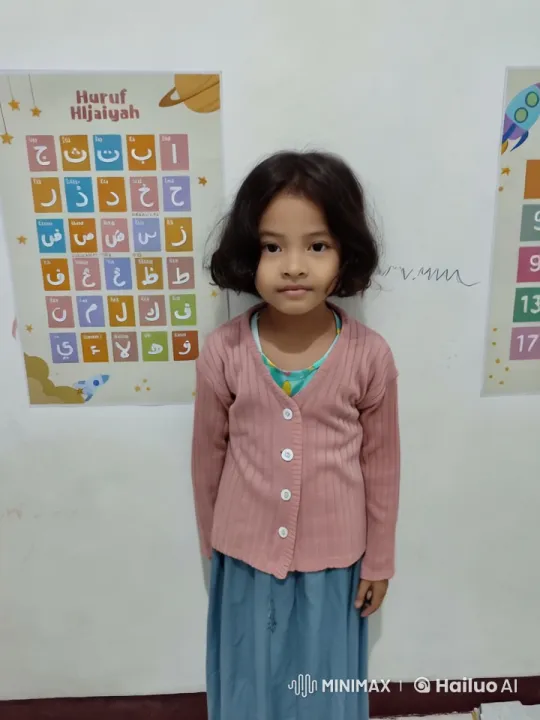 Young Girl Pets Unicorn in Live2D Animated Educational Scene – AI Generated Video | Hailuo AI