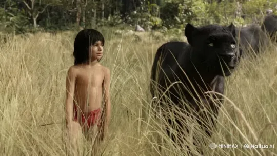 Mowgli's Joyful Adventure in a Live2D Jungle – AI Generated Video | Hailuo AI