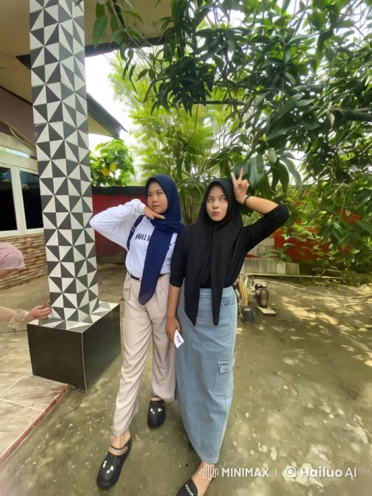 Live2D Video: Casual Duo Showcases Dynamic Kung-Fu Skills – AI Generated Video | Hailuo AI