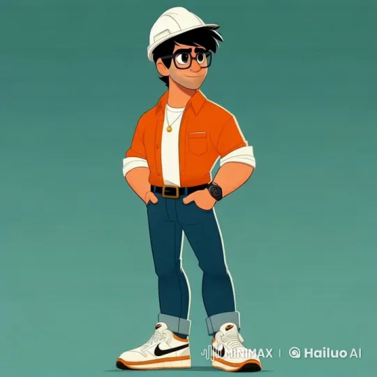 Engineer Guides Masons in Building Blocks House – AI Generated Video | Hailuo AI