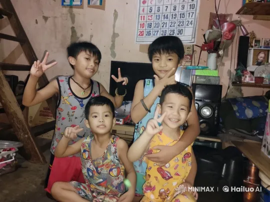 Children Practice Kung Fu in Rustic Room Setting – AI Generated Video | Hailuo AI