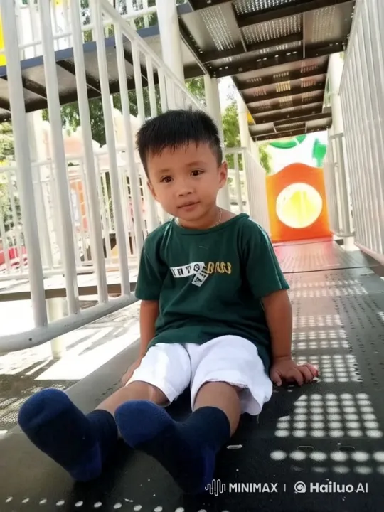 Young Boy Performs Kung Fu on Vibrant Playground – AI Generated Video | Hailuo AI