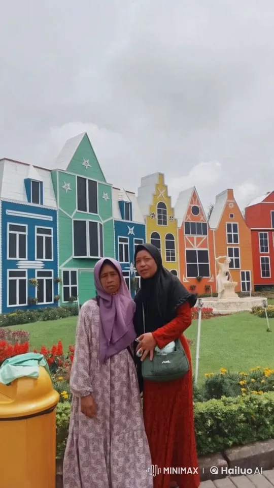 Vibrant Women in Colorful Garden Live2D Scene – AI Generated Video | Hailuo AI