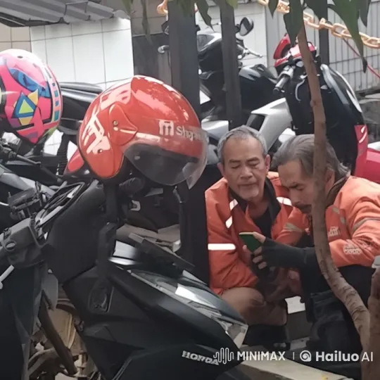 Shopee Promotional Video: Kungfu Fighters Discussing on Motorcycles – AI Generated Video | Hailuo AI