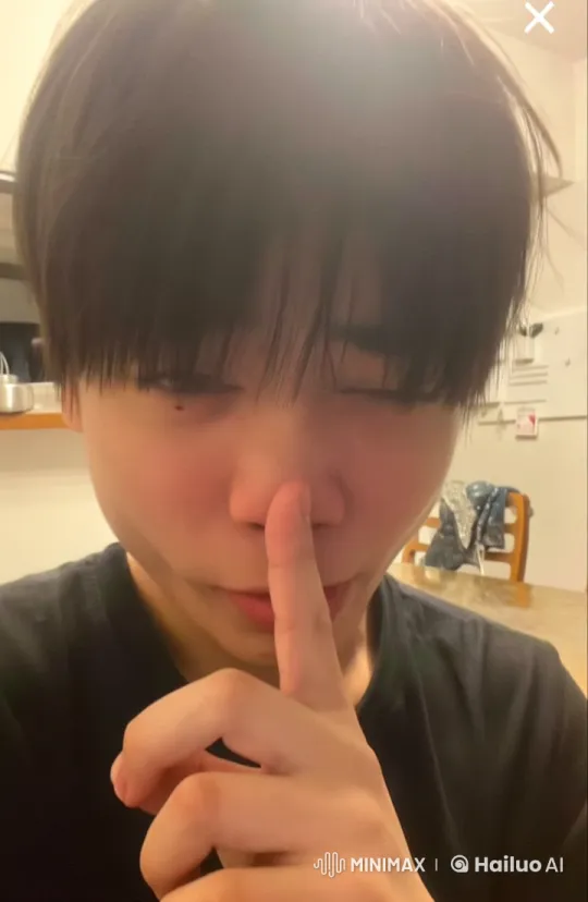 Live2D Video: Person Cycles Through Laughter and Anger – AI Generated Video | Hailuo AI