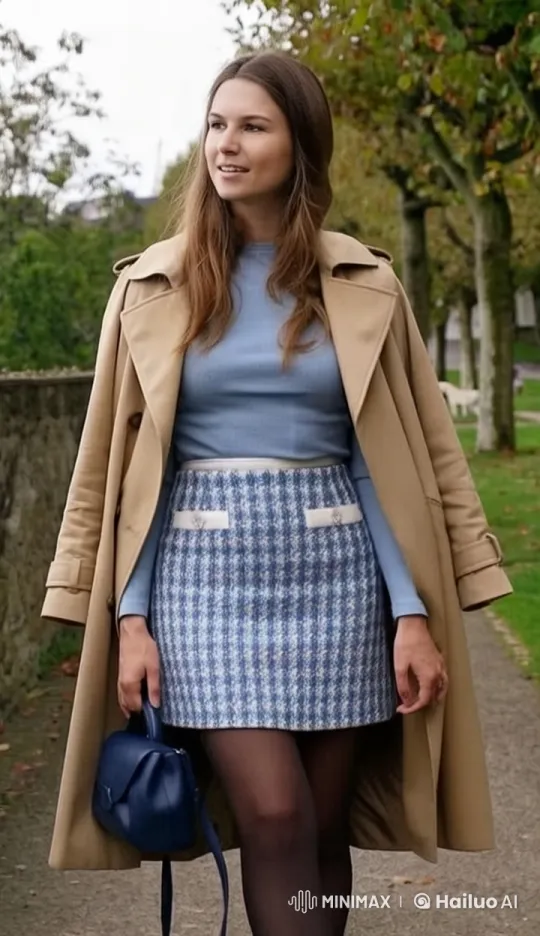 Stylish Woman Strolls with Grace in Live2D Animation – AI Generated Video | Hailuo AI