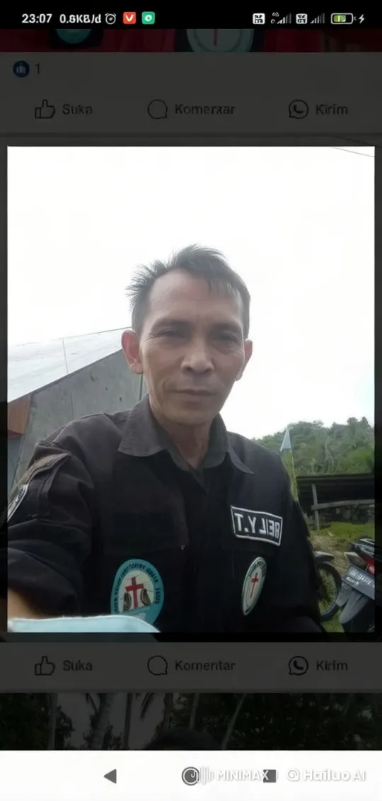 Man in Patches Jacket Waves Outside in Live2D Animation – AI Generated Video | Hailuo AI