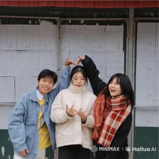 Three Friends Perform Dynamic Kungfu in Live2D Animation – AI Generated Video | Hailuo AI