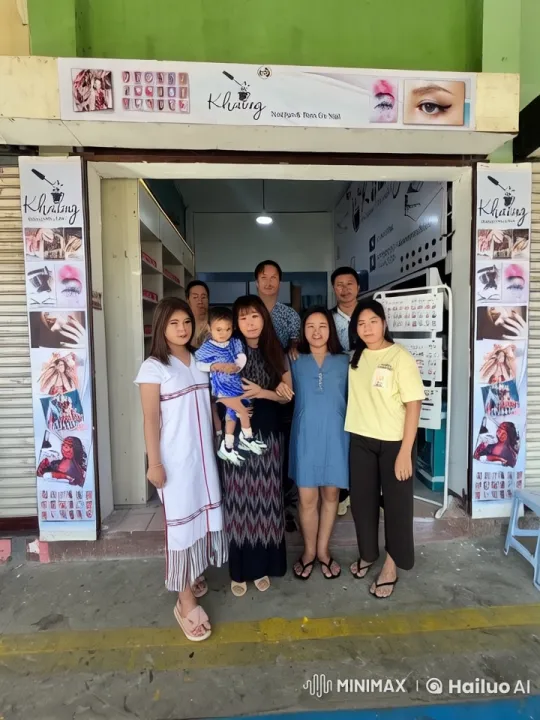 Martial Arts Performance at Khaing Nail Spa – AI Generated Video | Hailuo AI