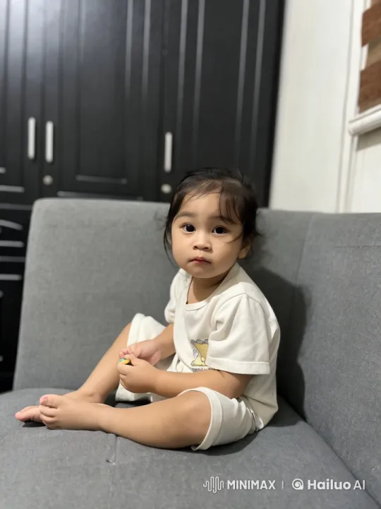 Child Practicing Kung Fu on Couch in Animated Style – AI Generated Video | Hailuo AI