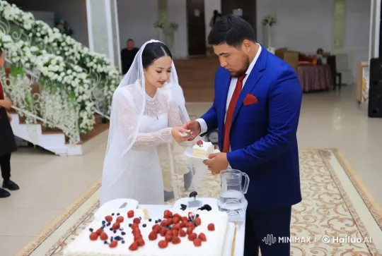 Live2D Wedding: Bride and Groom's Comical Kung Fu – AI Generated Video | Hailuo AI