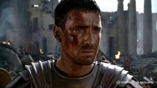 Greece's Ruin: Hoplite Amidst City's Desolation – AI Generated Video | Hailuo AI
