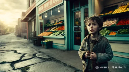 Boy's Yearning Captured in Cinematic Masterpiece – AI Generated Video | Hailuo AI