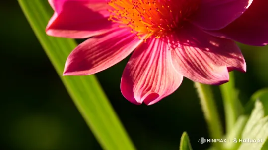 Time-lapse Blossom: Captivating Flower's Radiant Unfolding – AI Generated Video | Hailuo AI