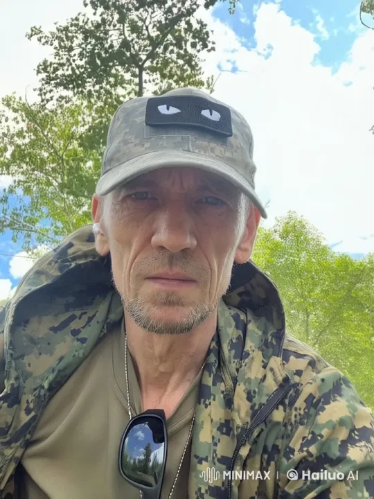 Camouflage-Wearing Rider on Horseback in Serene Forest Setting – AI Generated Video | Hailuo AI