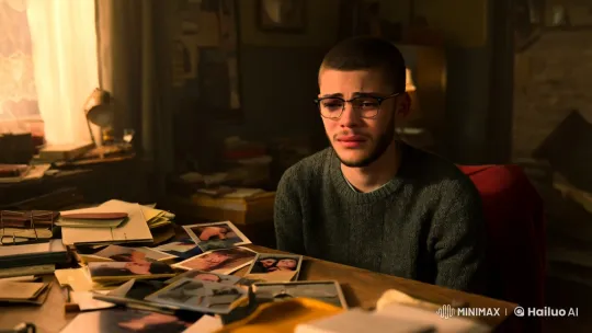 Intimate Solitude: A Young Man's Reflective Moment – AI Generated Video | Hailuo AI