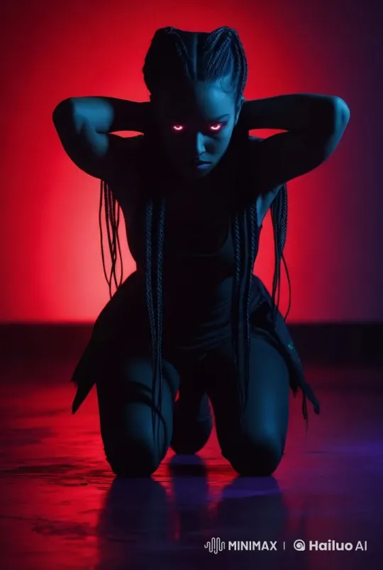 Mysterious Female Figure in Seductive Animation – AI Generated Video | Hailuo AI