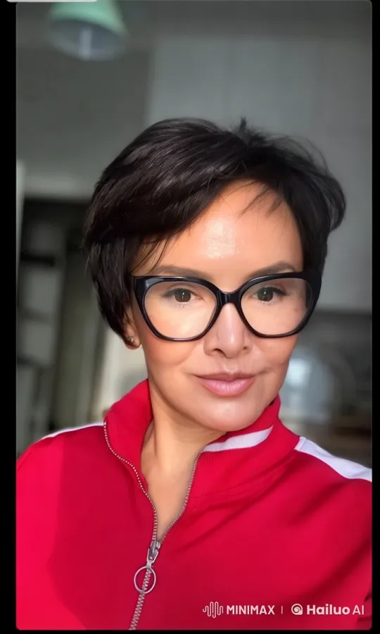 Live2D Rendered Video: Animated Hair and Fabric in Kitchen Setting – AI Generated Video | Hailuo AI