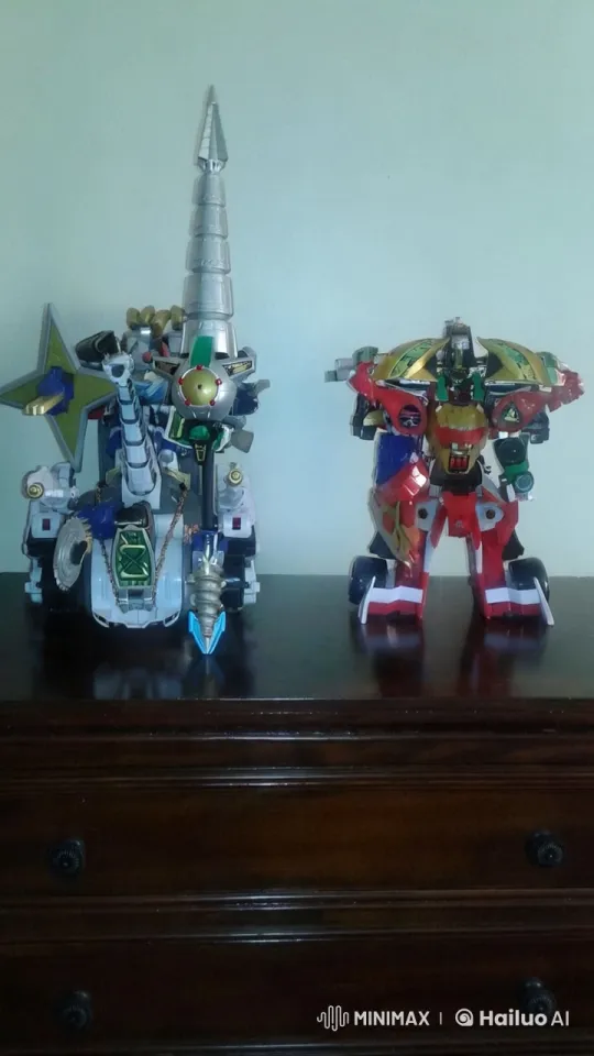 Super Megaforce Dragonzord Twin Zord Showcase – AI Generated Video | Hailuo AI