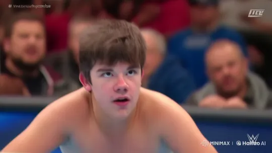 Young Wrestler Triumphs in Intense Arena Match – AI Generated Video | Hailuo AI