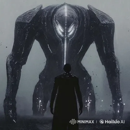 Space Warrior Robot Stands Menacingly in Silent City – AI Generated Video | Hailuo AI
