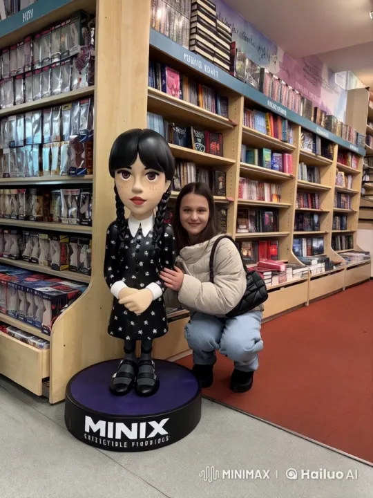Doll Comes Alive, Hugs Sitting Girl – AI Generated Video | Hailuo AI