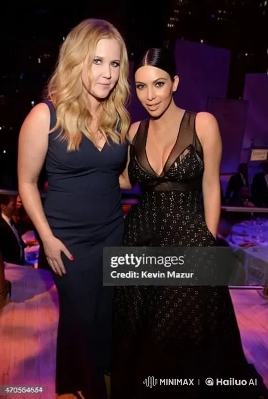 Amy Schumer and Kim Kardashian Share Affectionate Moment – AI Generated Video | Hailuo AI