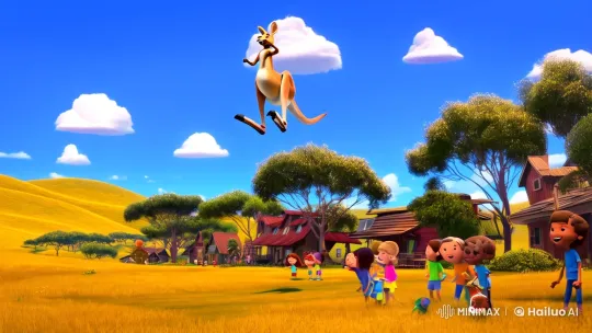 Disney Pixar's Joyful Kangaroo Adventures – AI Generated Video | Hailuo AI