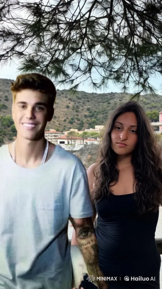 Romantic Couple Embraces in Scenic Hillside Setting – AI Generated Video | Hailuo AI