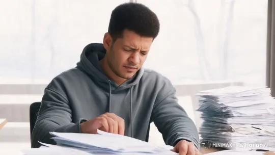 Man Transforms Business with Accounting Software – AI Generated Video | Hailuo AI