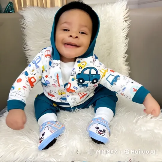 Colorful Hoodie Child Shows Energetic Animated Kung Fu – AI Generated Video | Hailuo AI