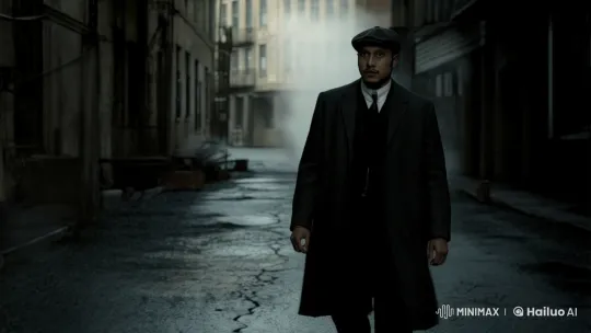 Mysterious Man in Dark City Streets – AI Generated Video | Hailuo AI